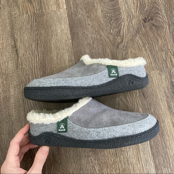 Kamik Faux Shearling Slippers in Nutmeg - Picture 7 of 8